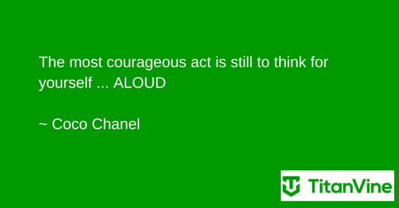 Motivational Quote from Coco Chanel